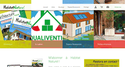 Desktop Screenshot of habitatnaturel.fr